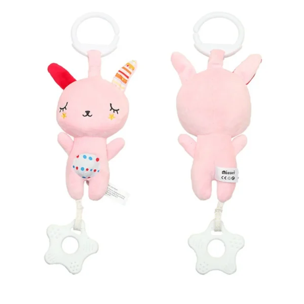 Baby Stroller Hanging Bell Plush Baby Colourful Label - Image 15