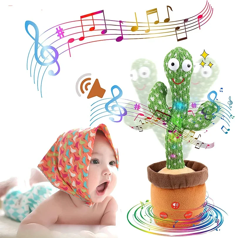 Dancing Cactus Toy,Repeat Talking ,Song Speaker