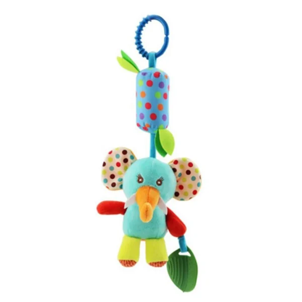 Baby Stroller Hanging Bell Plush Baby Colourful Label - Image 12