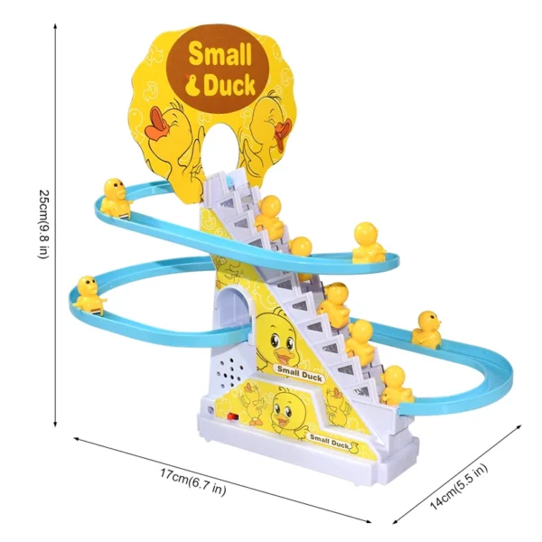 Climbing Stairs Track Toys Electric Duck DIY Rail Racing - Image 6