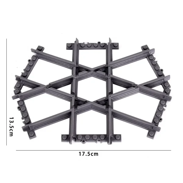MOC City Train Rail Crossing Flexible Tracks - Image 2