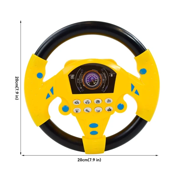Eletric Steering Wheel Toy with Light Sound - Image 5