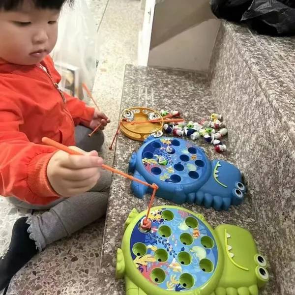 Dinosaur Simple Magnetic Fishing Toys Play Rod - Image 4