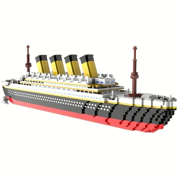 Titanic cruise ship small particle assembly building blocks - Image 4