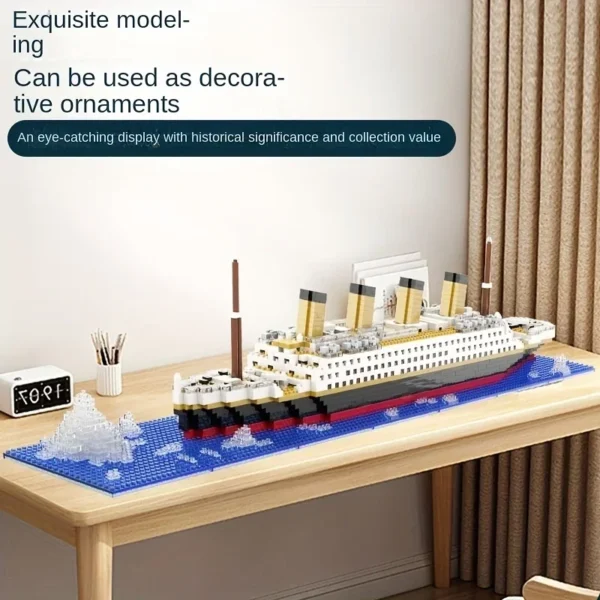 Titanic cruise ship small particle assembly building blocks - Image 2
