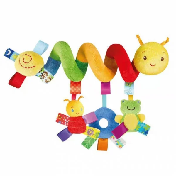 Baby Stroller Hanging Bell Plush Baby Colourful Label - Image 9