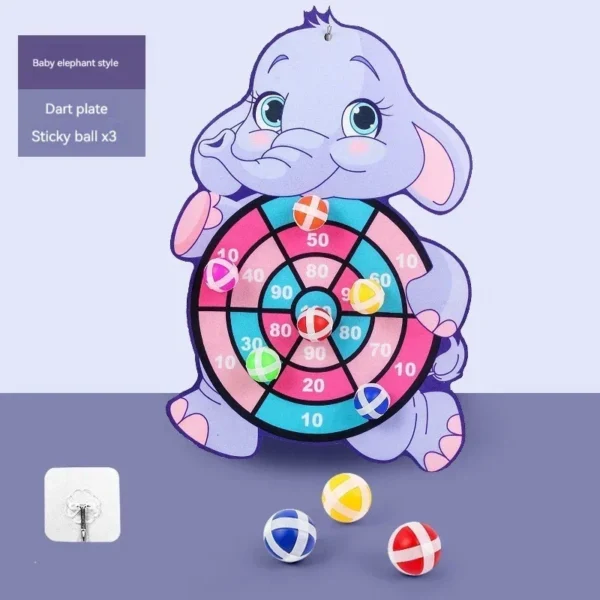 Montessori Dart Board Target Sports Game Toys - Image 2