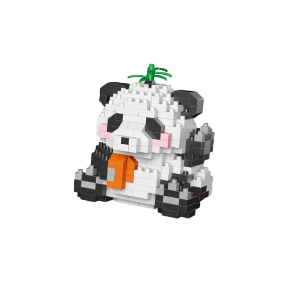 Adorable Panda-Shaped Building Blocks Toy Set - Image 4