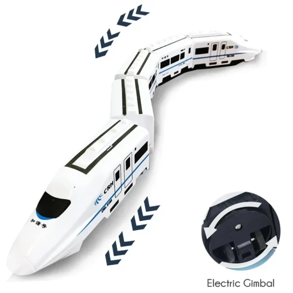 Kids DIY Simulation High Speed Railway Train Toy - Image 5