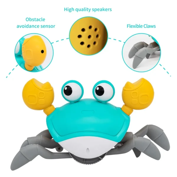 Dancing Crab Run Away Toy for Babies Crawling - Image 4