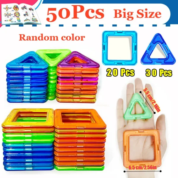Magnetic Building Blocks Big Size and Mini Size - Image 8