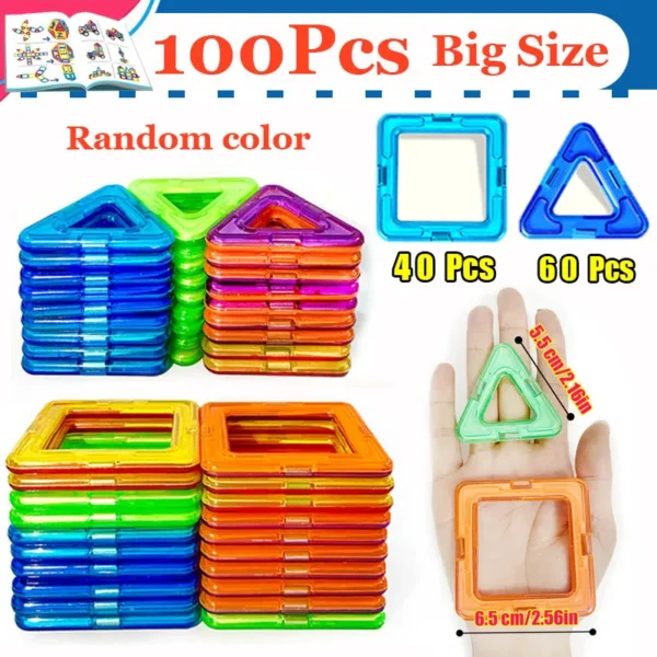 Magnetic Building Blocks Big Size and Mini Size - Image 10