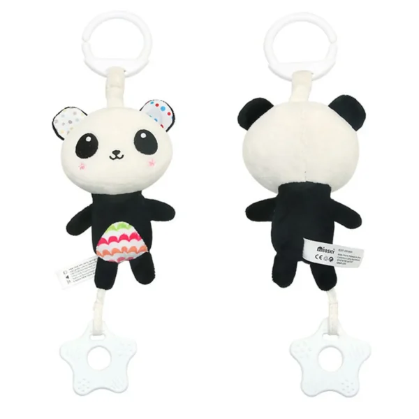 Baby Stroller Hanging Bell Plush Baby Colourful Label - Image 13