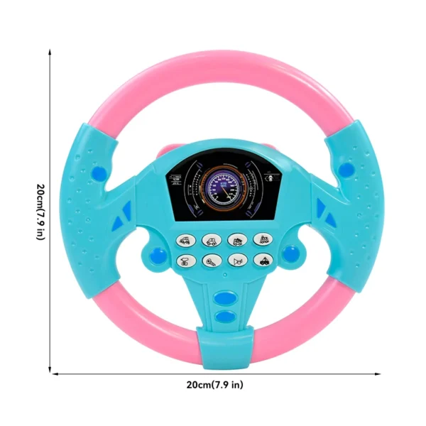 Eletric Steering Wheel Toy with Light Sound - Image 6