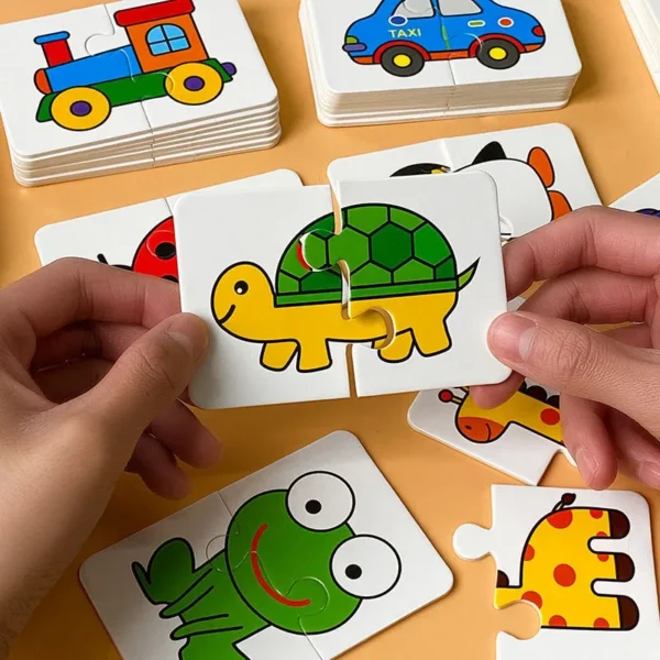Toddler Matching Card Early Montessori Puzzle - Image 2