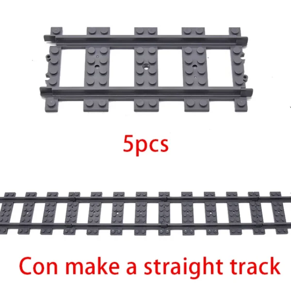 MOC City Train Rail Crossing Flexible Tracks - Image 10