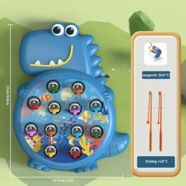 Dinosaur Simple Magnetic Fishing Toys Play Rod - Image 8