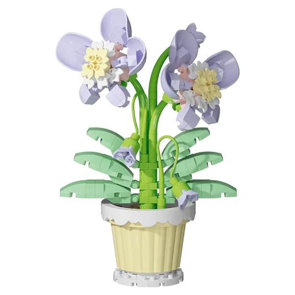 Building block flower potted plant assembly toy - Image 15