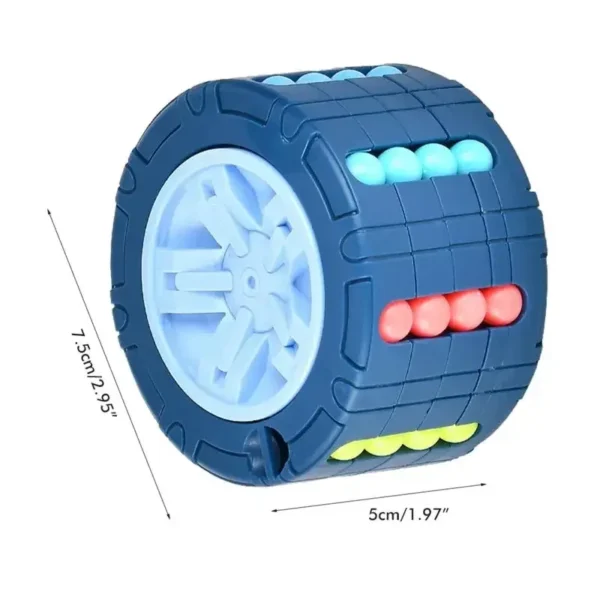 3D Cylinder Cube Toy Magical Bean Gyro Rotate Slide - Image 6