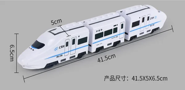 Kids DIY Simulation High Speed Railway Train Toy - Image 8