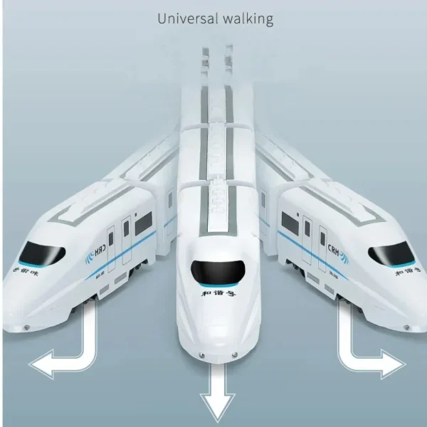 Kids DIY Simulation High Speed Railway Train Toy - Image 2