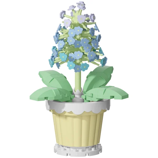 Building block flower potted plant assembly toy - Image 7