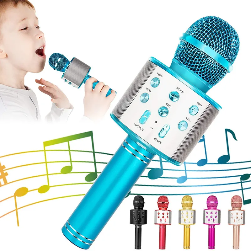 Fun Toys for 4-Year Old Handheld Karaoke Microphone