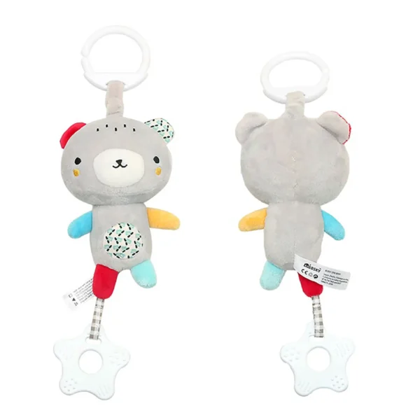 Baby Stroller Hanging Bell Plush Baby Colourful Label - Image 14