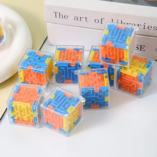 3D Rolling Ball Labyrinth Magic Square Six Sided Maze