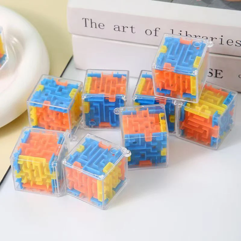 3D Rolling Ball Labyrinth Magic Square Six Sided Maze