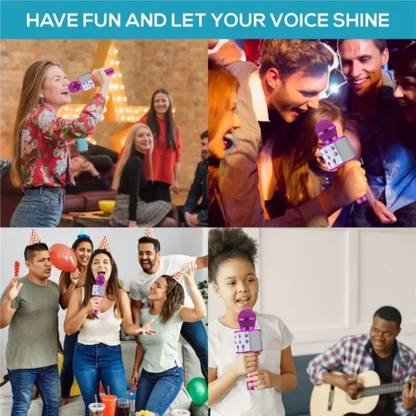 Fun Toys for 4-Year Old Handheld Karaoke Microphone - Image 6