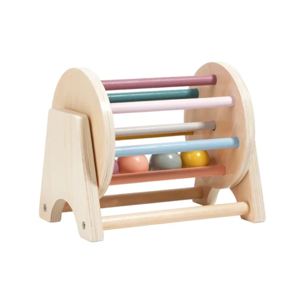 Montessori Infant Wooden Toys Coin Ball Busy Drum - Image 6