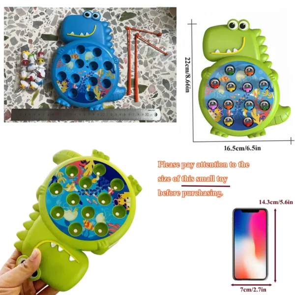 Dinosaur Simple Magnetic Fishing Toys Play Rod - Image 2