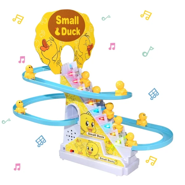 Climbing Stairs Track Toys Electric Duck DIY Rail Racing - Image 7