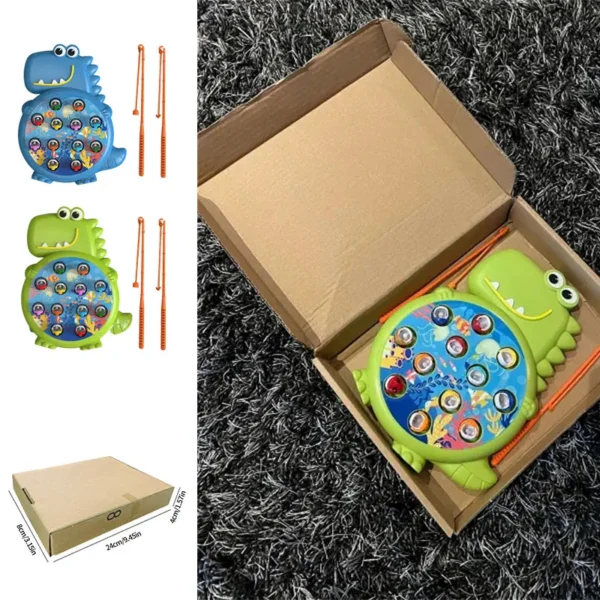 Dinosaur Simple Magnetic Fishing Toys Play Rod - Image 6