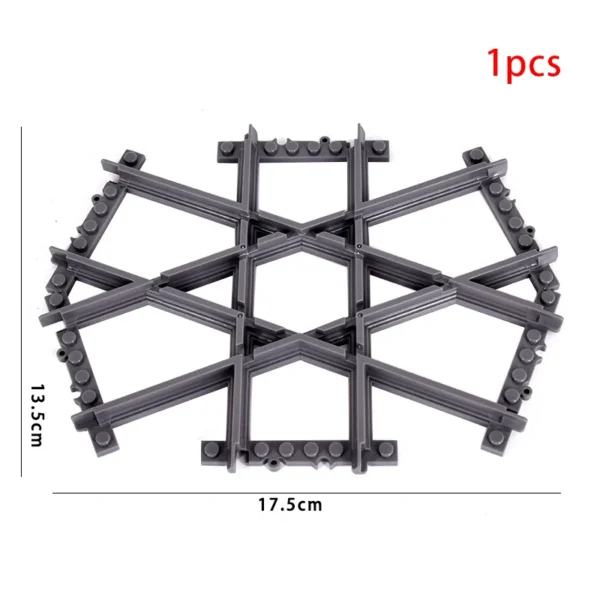 MOC City Train Rail Crossing Flexible Tracks - Image 8