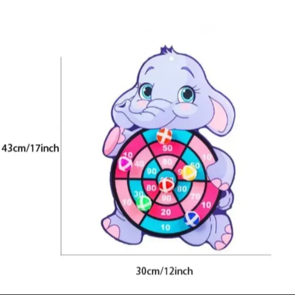 Montessori Dart Board Target Sports Game Toys - Image 3