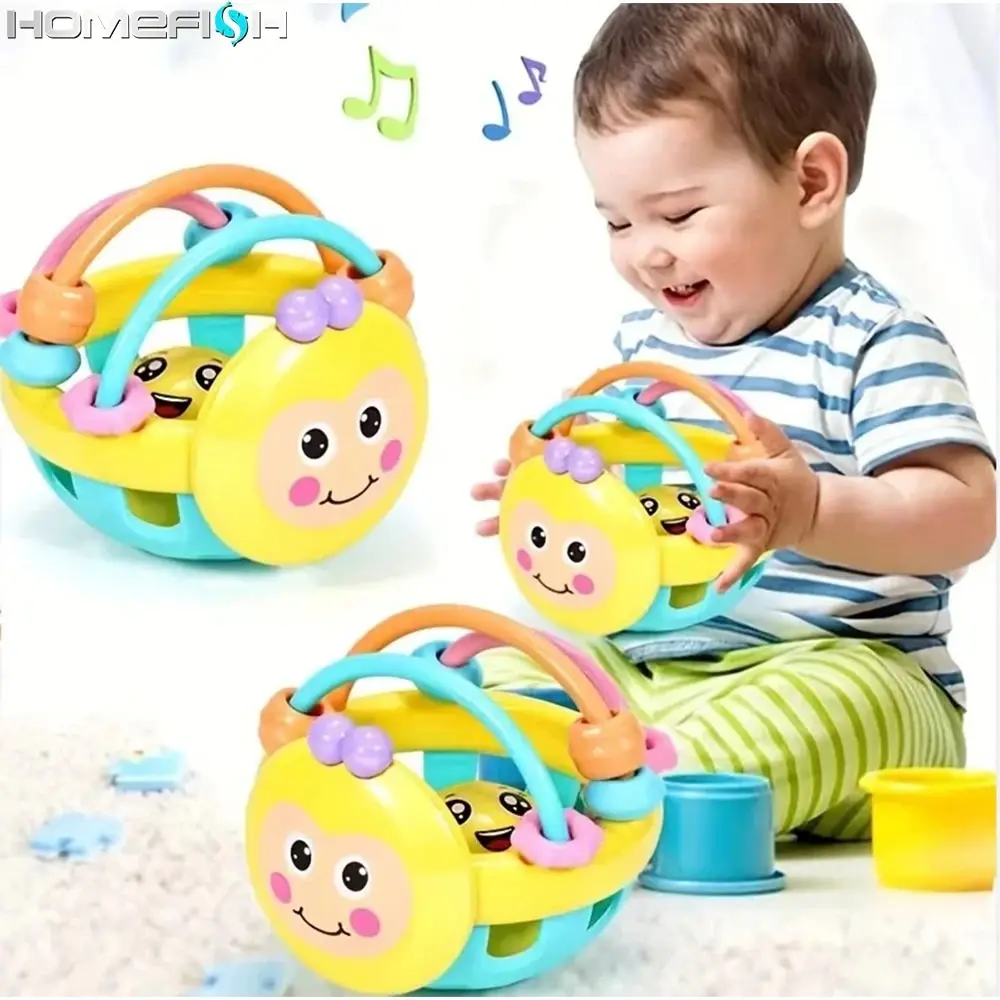 Baby Toy Catch Ball Bendy Baby Walker Rattles
