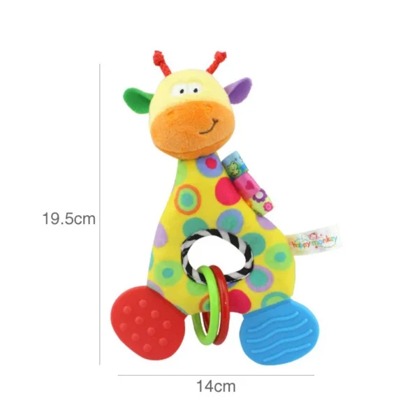 Soft Animal Hanging Handbells Rattles Plush - Image 2