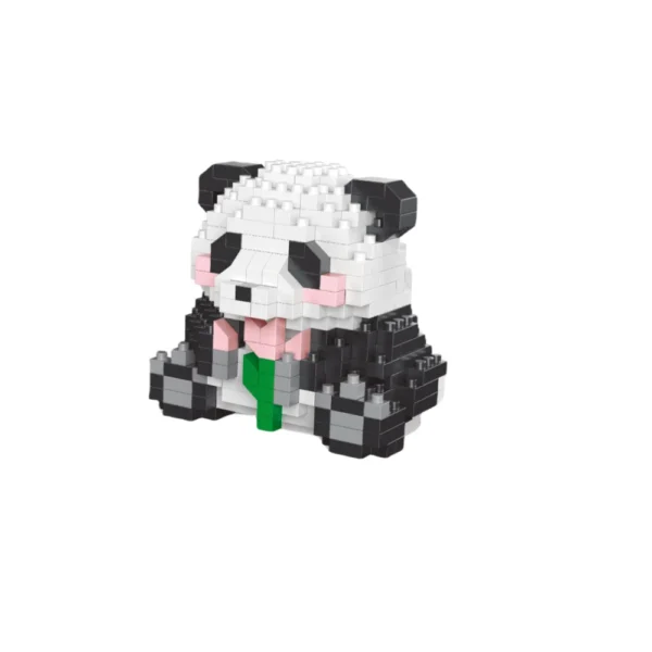 Adorable Panda-Shaped Building Blocks Toy Set - Image 11