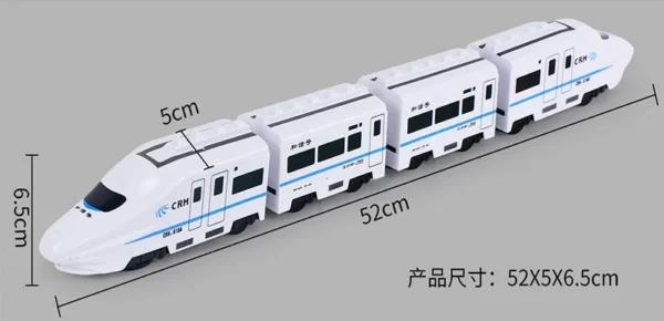 Kids DIY Simulation High Speed Railway Train Toy - Image 7