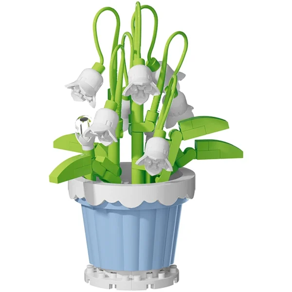 Building block flower potted plant assembly toy - Image 12