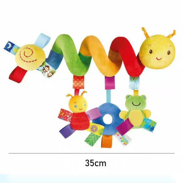 Baby Stroller Hanging Bell Plush Baby Colourful Label - Image 6